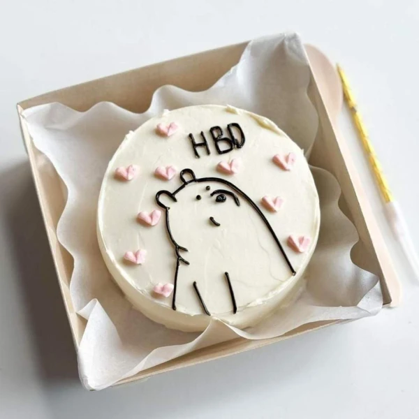 Бенто - торт "HBD"